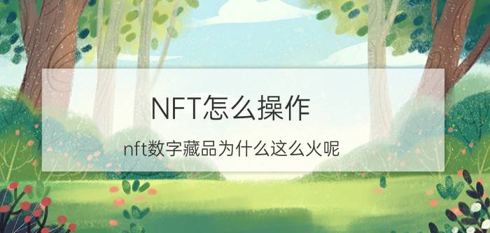 NFT怎么操作 nft数字藏品为什么这么火呢？